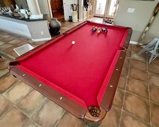 7' Pool Table and accessories