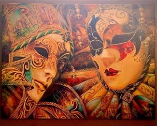"Carnevale" by Giorgio. Glicee on Canvas #4/50