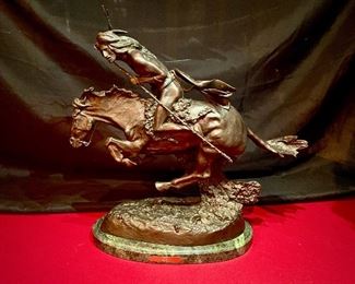 Remington "Cheyenne" regular size bronze sculpture