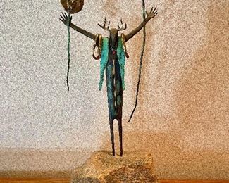 Bill Worrell bronze sculpture