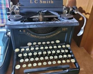 L C Smith typewriter