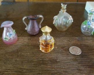 Small Antique Vases & Perfume Bottles