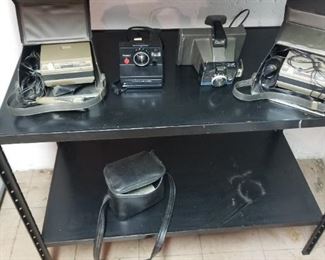 Vintage Recorders & Poloriod Cameras