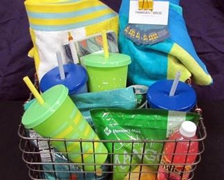 10 Free Meals at Hawaiian Bros, 2 Huge Beach Towels, 4 Tumblers, 2 Bags Of Tropical Snacks, Miscellaneous Beverages, Word Search Puzzle Book