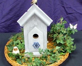 Rustic Wooden Bird House