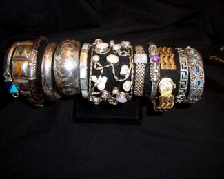 Sterling bracelets & bangles.