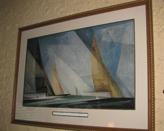 Sailboats Lyonel Feininger