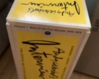 Andy Warhol Interview Limited Edition Box Set/ Suitcase