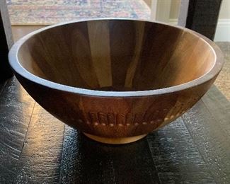 Beautiful carved wooden bowl