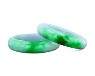 Lot 891 Jadeite Jade Bangles