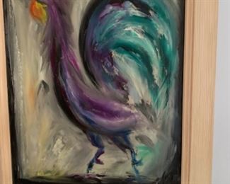 The Purple Rooster by Ted DeGrazia