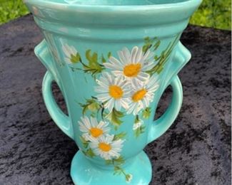 Hand painted urn vase