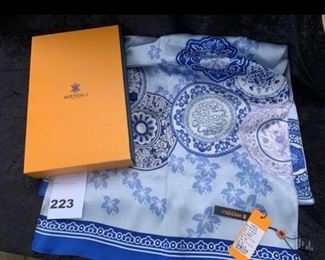 Authentic Wensli Scarf, new with tags and original box
