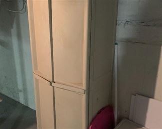 Basement storage cabinet
