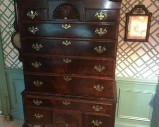 Antique highboy
