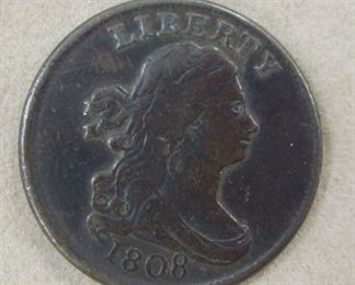1808 U.S. HALF CENT