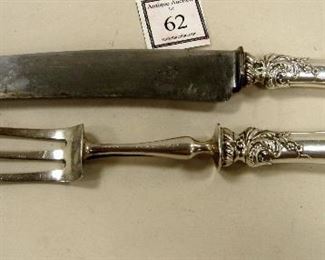 sterling carving set