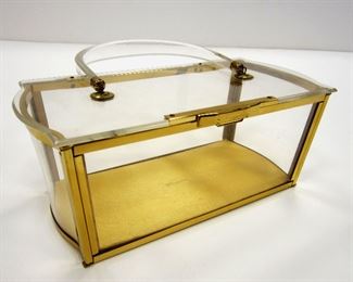 vintage lucite purse