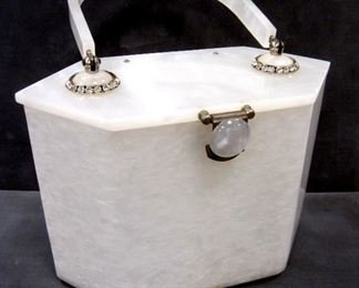 lucite purse
