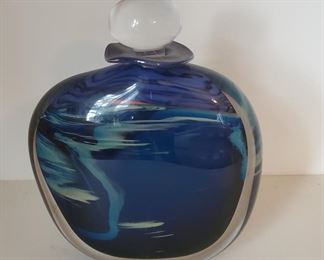 Large Art Glass bottle