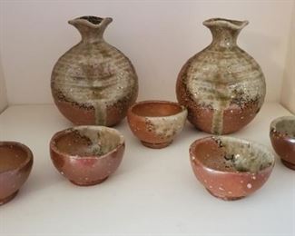 Studio pottery set