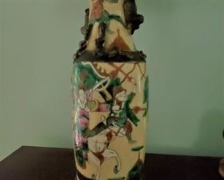 Asian porcelain lamp