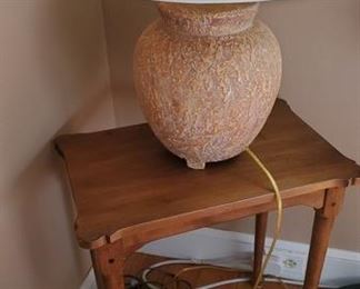 Lots of lamps and side tables