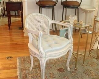 French Country  Cane Back Chair