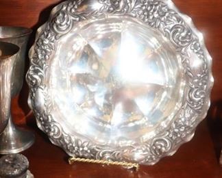 circa 1880 STERLING SILVER ANTIQUE BOWL  HENNEGEN, BATES & CO.