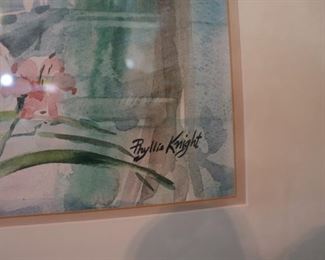 Original Phyllis Knight Watercolor Painting