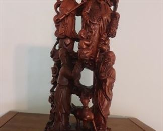 Carved Wood Statue