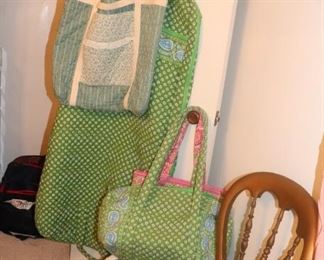 Vera Bradley hanging bag and duffle 