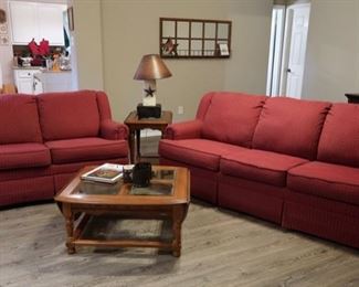 Available for presale - $175.00 - Sofa and Rocking Loveseat.
