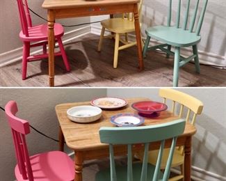 Vintage Children’s Table & Chairs