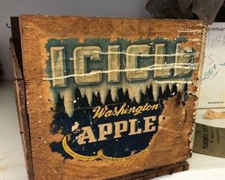 Fun wood apple box