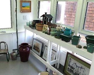 Art by Karen Nangle - now showing at the Yale Museum. Loads of bird houses etc