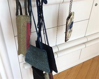 Bags made with old kimono material