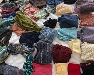 Sweaters and scarves
