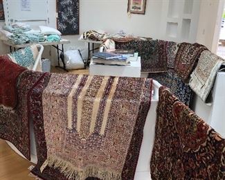 Rugs a persian, Turkish, Chinese - silk and wool