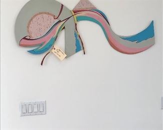 Post modern Memphis design painting