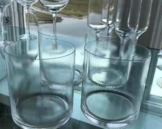 glamorous Italian glassware