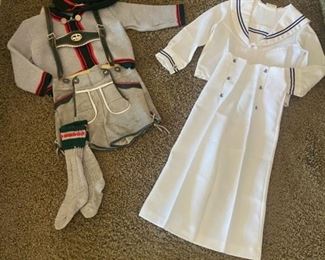Cute Little children outfits.  Sailor and Leiderhousen 