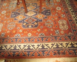 8/10 handmade rug ..as/is