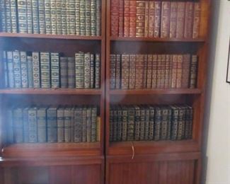 bookcases and lots of books German & American .. antique & used