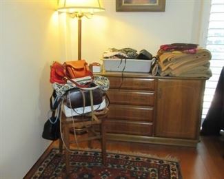 small walnut inlaid chest