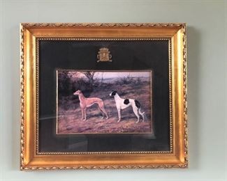 Gold Framed Greyhounds
