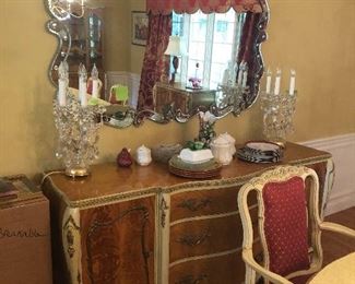 Matching French Country Buffet