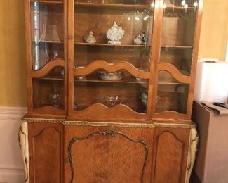Matching French Country Hutch