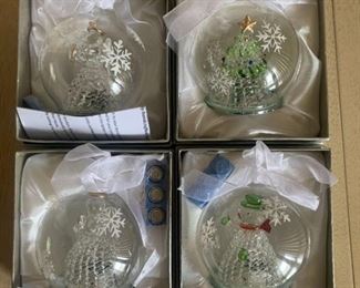 Bundle of 4 Christmas Tree Ornaments