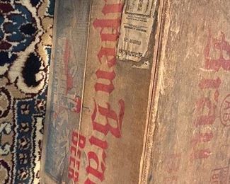 Vintage Alpen Brau beer box